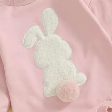 LAGKIYOJ Bunny Easter Outfit for Infants - Spring Joy