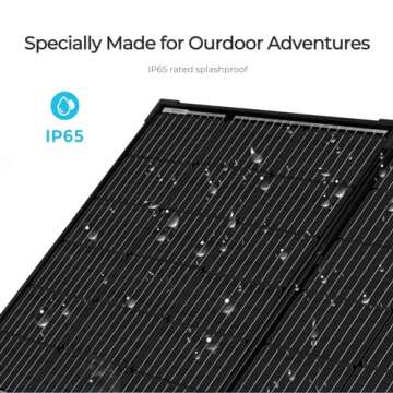 Renogy 100W Portable Solar Panel with Waterproof 20A Controller