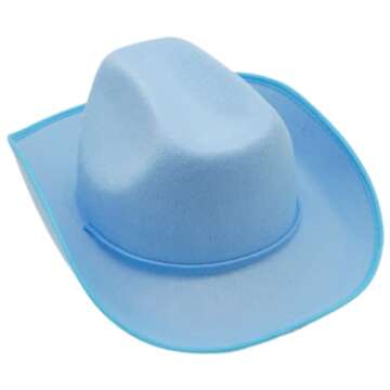 4E's Novelty Women's Cowboy, Light Blue, M