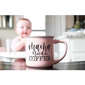 June & Lucy Mom Mug with Stylish Gift Box- Novelty Coffee Mug Mom Gifts - Cute Coffee Mugs for Women...