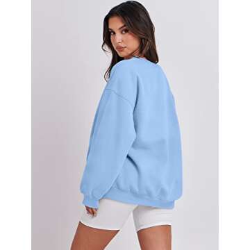 ANRABESS Sweatshirt for Women Oversized Crewneck Hoodies Fleece Casual Pullover Top Fall Fashion Outfits Clothes 2025 A1019 sky X-Large