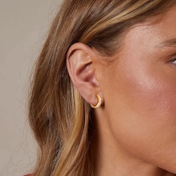 Elegant Gacimy Gold Huggie Earrings for Women