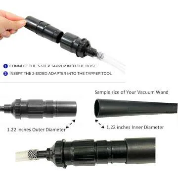 Mini/Micro Vacuum Cleaner Tool Kit - 8 Pcs Set