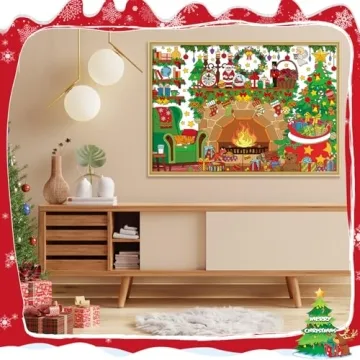 Christmas Giant Coloring Posters Set for Kids Fun