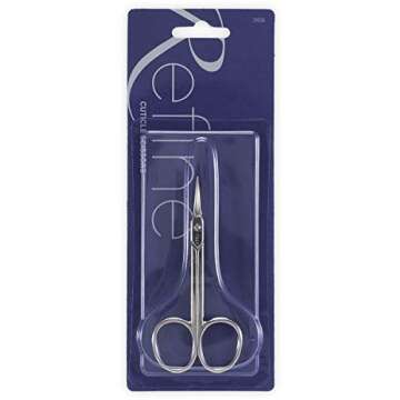 REFINE Cuticle Scissors - Italy - Premium Extra-Fine Point Tip