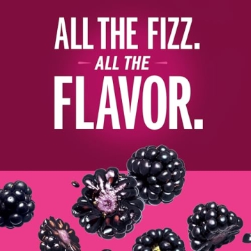 IZZE Blackberry Juice 8.4 oz, No Sugar Added, 24 Count
