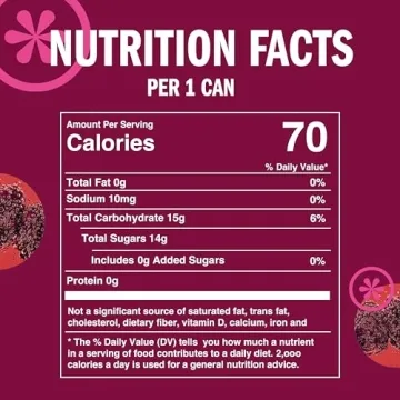 IZZE Blackberry Juice 8.4 oz, No Sugar Added, 24 Count