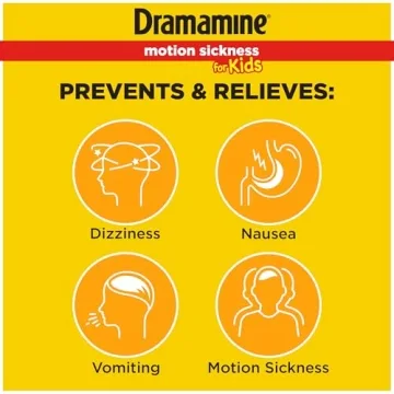 Dramamine Kids Chewable Relief for Motion Sickness 8 Count