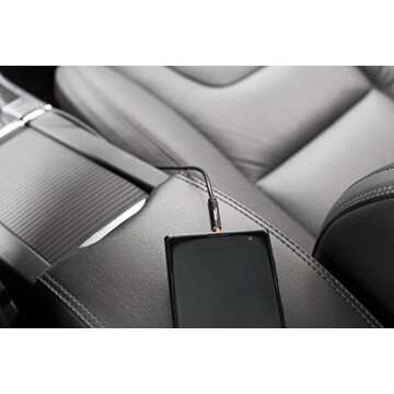 Amazon Basics 3.5mm Aux Audio Cable for Stereo Speaker or Subwoofer with Gold-Plated Plugs, 4 Foot, Black