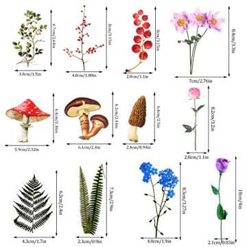 200 Packs Floral Vintage Stickers - Perfect for Scrapbooking & Journaling