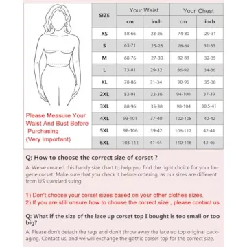 SZIVYSHI Women's Corset Tops - Vintage Lace Style