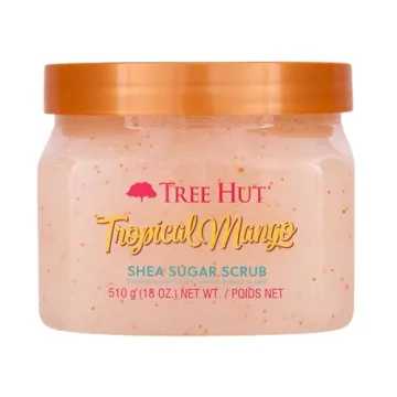 Tree Hut Shea Sugar Scrub Tropical Mango, 18oz, Ultra Hydrating and Exfoliating Scrub for Nourishing...