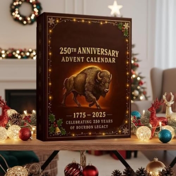 Whiskey Advent Calendar 2025 with 24 Premium Ornaments