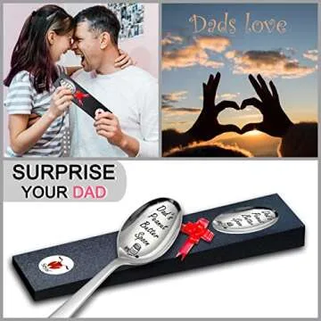 Dad's Peanut Butter Spoon Gift - dad Gift - dad gifts - fathers day gift - Gift for dad - dad gifts from son - dads gift - dad gift from daughter
