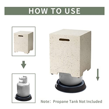 COSIEST 42" Outdoor Propane Fire Pit Table Set for Elegance