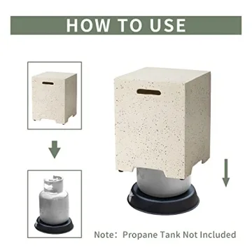 COSIEST 42" Outdoor Propane Fire Pit Table Set for Elegance