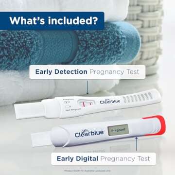 Clearblue Early Pregnancy Test Kit | 10 Easy-Test Pregnancy Tests for Home Use