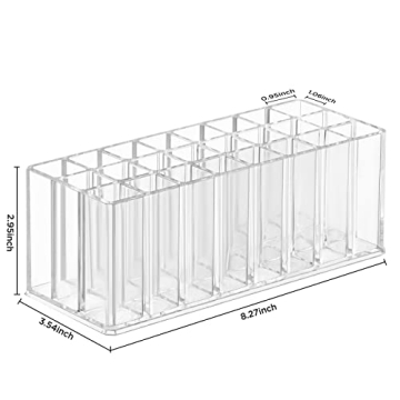 Stylish HBlife Lip Gloss Holder with 24 Spaces