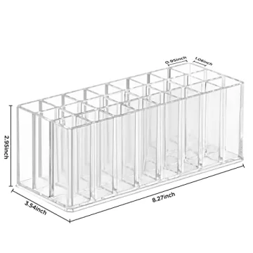 Stylish HBlife Lip Gloss Holder with 24 Spaces