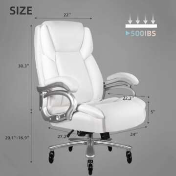 Comfortable VITESSE Heavy Duty Office Chair for All