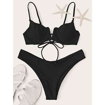 SweatyRocks Floral Bikini Set for Women – Stylish & Supportive