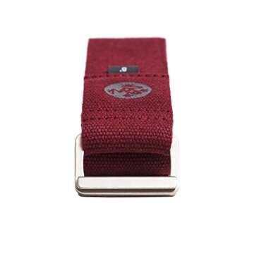 Manduka Align Yoga Strap - Lightweight Cotton, Secure, Slip Free Support, 1.75 Inch Wide, Various Sizes and Colors