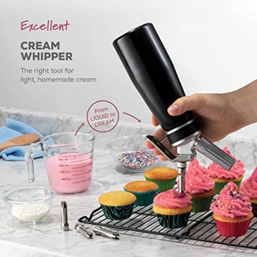 FineDine Professional Whipped-Cream Dispenser for Chefs