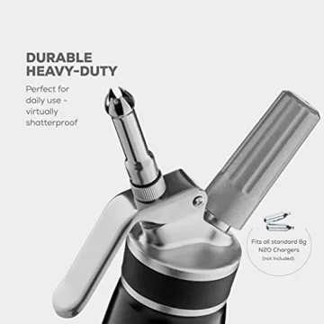 FineDine Professional Whipped-Cream Dispenser for Chefs