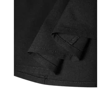 YOINS Women's Suspender Skirts Basic High Waist Versatile Flared Skater Skirt A-Black M