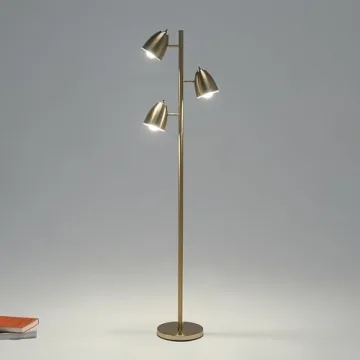 Brightech Jacob LED Standing Lamp - Modern Adjustable Floor Lighting