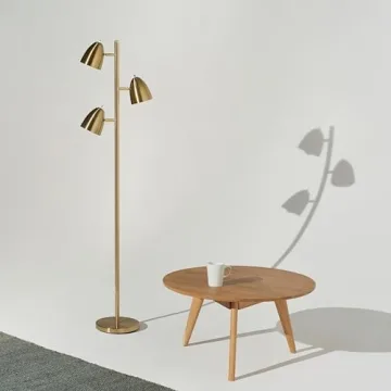 Brightech Jacob LED Standing Lamp - Modern Adjustable Floor Lighting