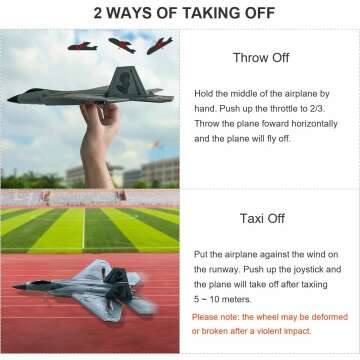 HAWK'S WORK F-22 RC Airplane - Beginner Friendly!