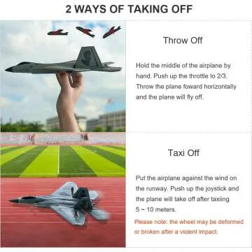 HAWK'S WORK F-22 RC Airplane - Beginner Friendly!