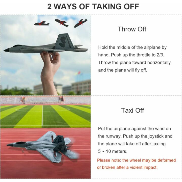 HAWK'S WORK F-22 RC Airplane - Beginner Friendly!