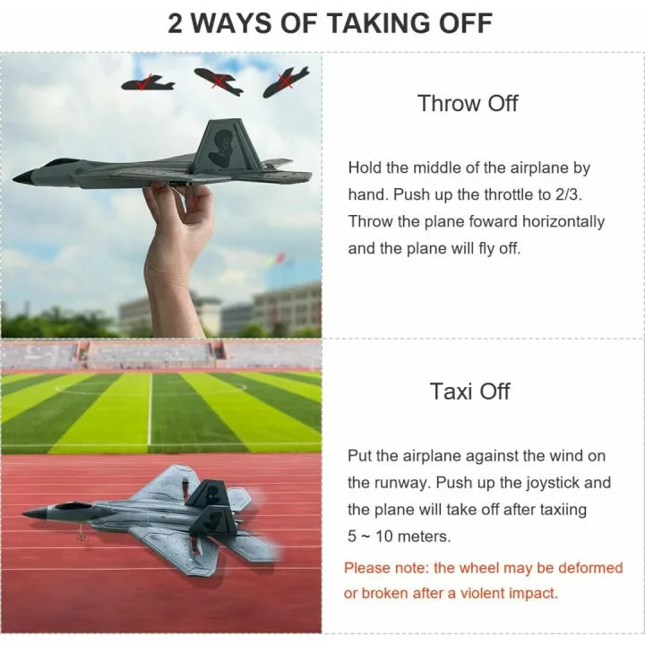 HAWK'S WORK F-22 RC Airplane - Beginner Friendly!