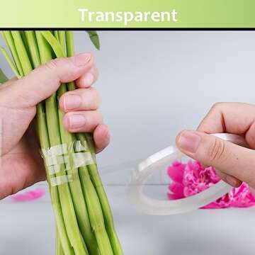 GLAMFIELDS Clear Floral Vase Tape