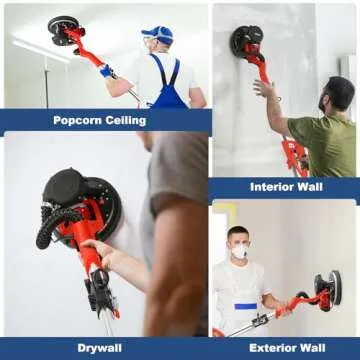 FOINCEF Drywall Sander 950W with Dust Collection System
