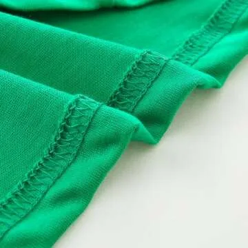 Bumeex Girl's Long Sleeve Cotton Christmas Dress