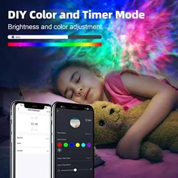 V JULES.V Star Projector, Galaxy Projector for Bedroom, Smart APP & Voice Control Galaxy lamp, Compatible with Alexa & Google Home, for Kids Adults Bedroom,Room Decor,Game Room,Party (White Round)