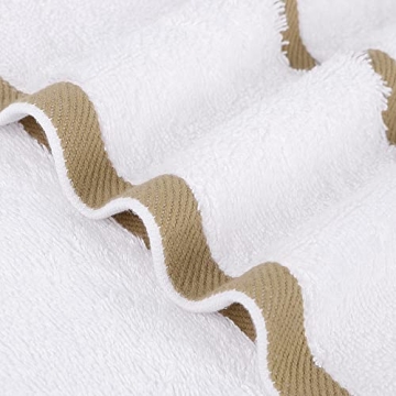 750 GSM Luxury Cotton Hand Towels Set - Elegant & Absorbent