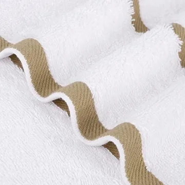 750 GSM Luxury Cotton Hand Towels Set - Elegant & Absorbent