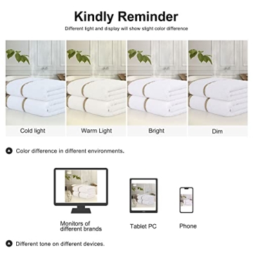 750 GSM Luxury Cotton Hand Towels Set - Elegant & Absorbent