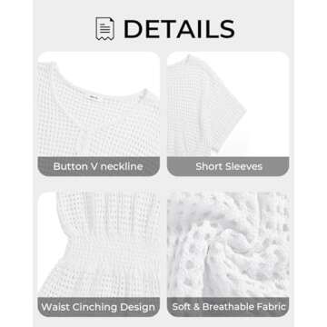 Aqua Eve Plus Size Swimsuit Cover Up Crochet Beach Dress