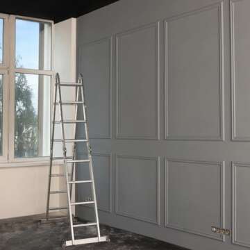 Pangda 3 Set Peel and Stick Wall Molding Kit, Premade Accent Molding Wainscoting Panel for Interior Wall Moulding Decor, Ready to Assemble Wainscoting Accent Panel (54 x 24 in)