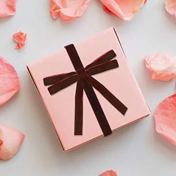 Premium Burgundy Velvet Ribbon for All Occasions