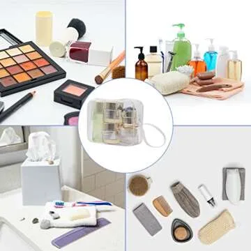 CGBE TSA Approved Clear Toiletry Bag for Travel Essentials