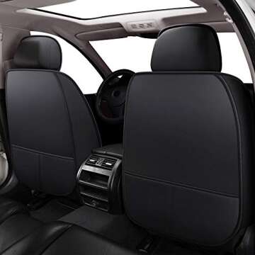 BABYBLU Waterproof Leather Car Seat Covers Full Set