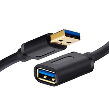 Tan QY USB 3.0 Extension Cable 25Ft for High-Speed Connectivity