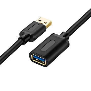 High-Speed Tan QY USB 3.0 Extension Cable 25Ft