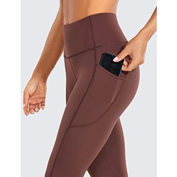 CRZ YOGA Womens Brushed Naked Leggings for Activewear